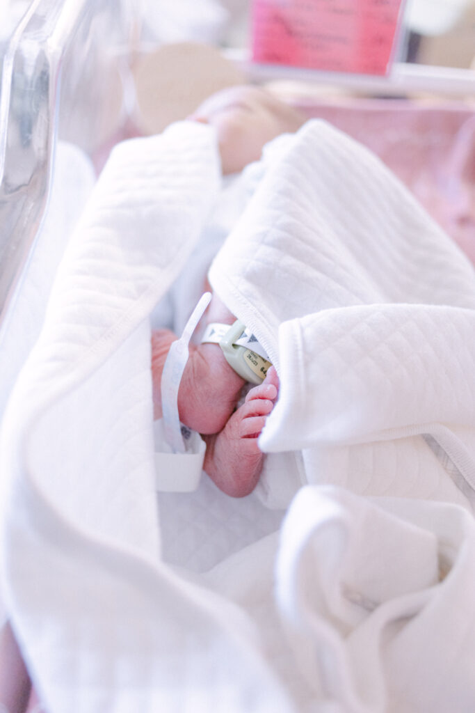 newborn baby 48 hours after birth, fairborn ohio family photographer